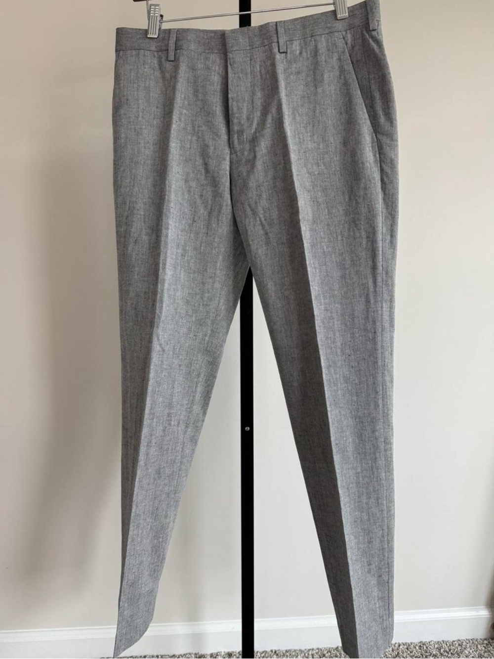 J. Crew Men’s Light Grey Tailored Dress Pants